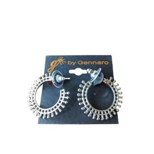 NWT G by Gennaro Women's Fashion Jewelry Hoop Earrings - One Size